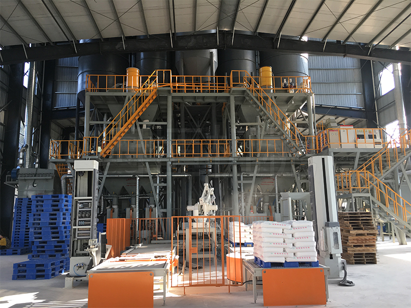 石膏砂漿生產(chǎn)線的實際應(yīng)用技術(shù)特點是什么？